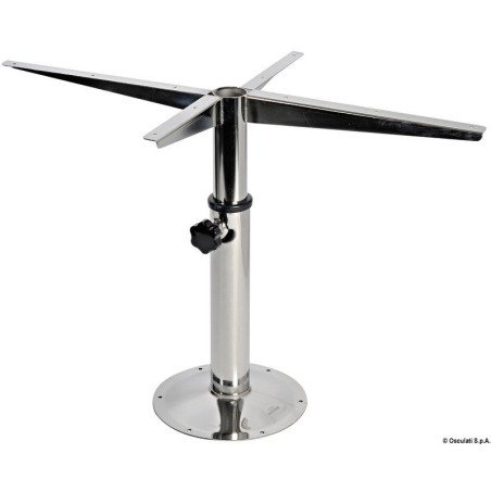 Support de table tournant télescopique 500/720 mm Osculati - Suppor...