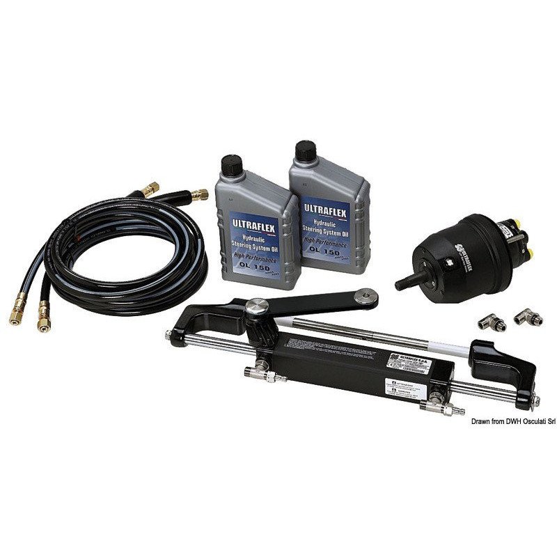 Kit timonerie HYTECH max 175 HP Ultraflex - Timonerie hydraulique U...
