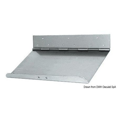 Paire de flaps inox 75x23cm Douglas marine - Flap Série Standard d'...