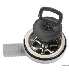Bonde latérale 90° inox + moplen Ø 25 mm Osculati - Bonde latérale ...