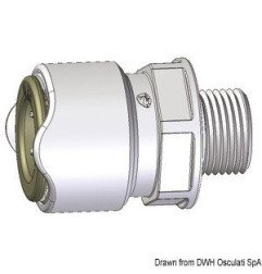 Adaptateur mâle 1/2" Whale BSP Whale - Adaptateur 1/2" mâle WHALE B...