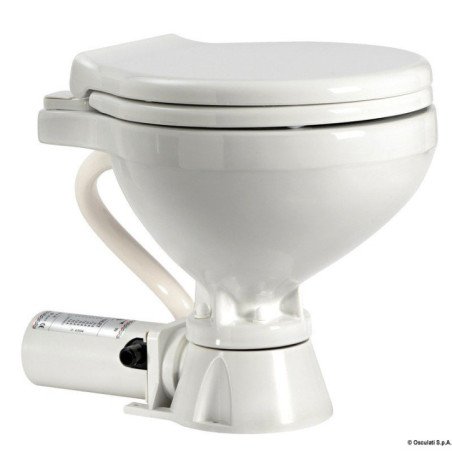 WC électrique compact siège plastique 24 V Osculati - WC électrique...