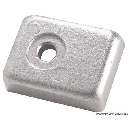 Anode plaque aluminium Osculati - Plaque tige 40/50 HP 4 temps - di...