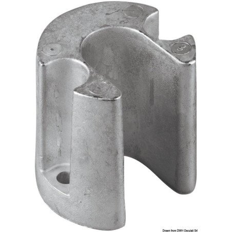 Anode pied magnésium pour Bravo/Blackhawk Mercury Osculati - Anode ...