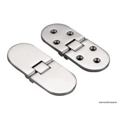 Charnière à moulage vis sans tête 100 x 40 mm Osculati - Charnières...