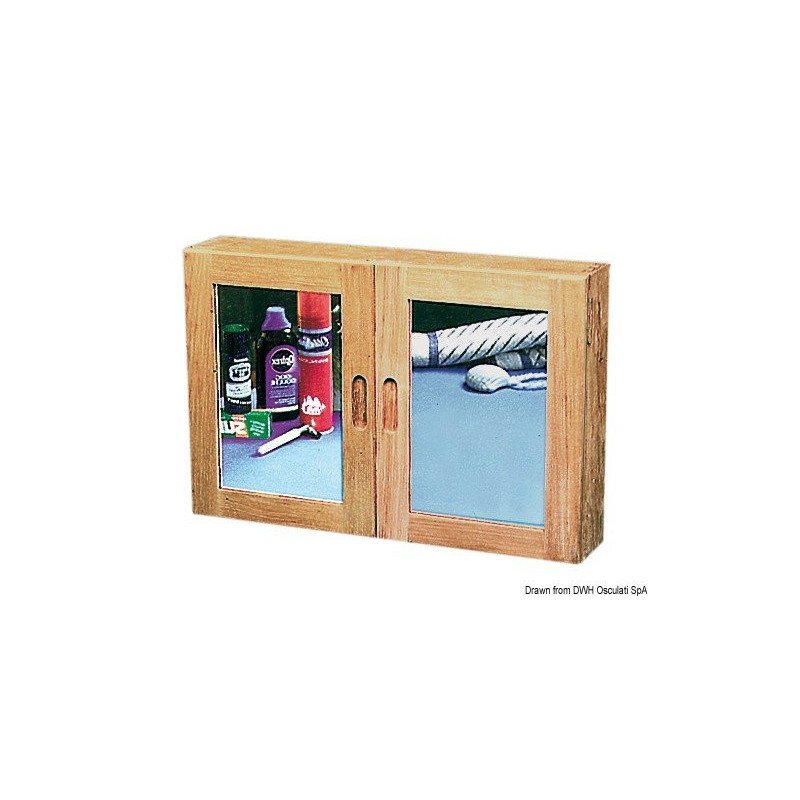 Meuble cuisine/salle de bain teck 560x380x110 mm ARC - Meuble de cu...