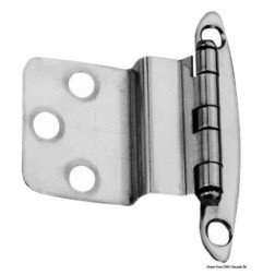 Charnière inox 57x44 mm Osculati - Charnières en acier pour écoutil...