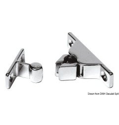 Loquet laiton chromé - - Loquet en laiton chromé - discount-nautic.com