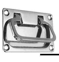 Poignée laiton chromé 50x75 mm - - Pignées en laiton chromé - disco...