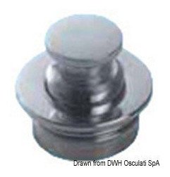 Pommeau laiton chromé 23 mm Osculati - Laiton chromé - discount-nau...