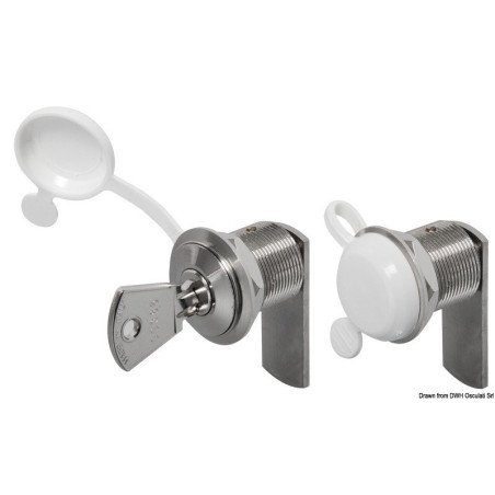 Serrure cylindre 25 mm Osculati - Serrures cylindriques, clé YALE -...