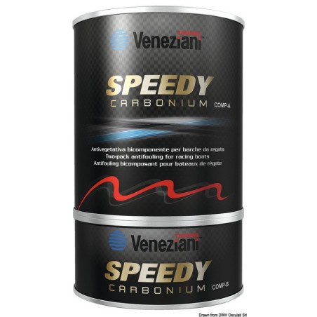 Antifouling carbone gris clair 0,75 l Veneziani - SPEEDY CARBONIUM ...