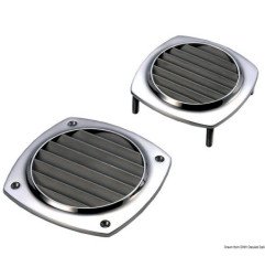 Prise d'air AISI316 97x97 mm avec vis Osculati - Prise d'air en ino...