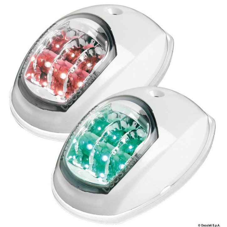 Feu pour navigation Evoled ABS blanc gauche + droite (Blister)