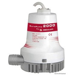 Pompe de cale immergée Europump II 2000 12 V Osculati - Pompe de fo...