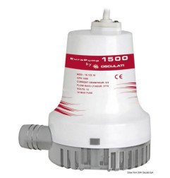 Pompe de cale immergée Europump II 1500 24 V Osculati - Pompe de fo...