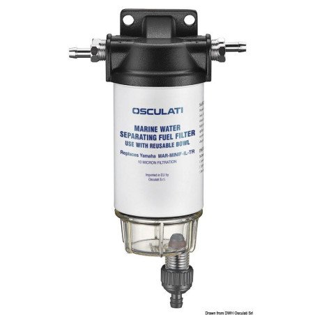 Filtre essence + séparateur eau/carb. 200-406 l/h Osculati - Filtre...