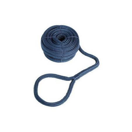 Amarre avec oeil bleu navy 16 mm x 11 m Osculati - Amarre haute rés...