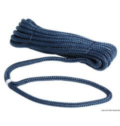 Amarre avec oeil bleu navy 14 mm x 9 m Osculati - Amarre haute rési...