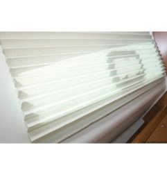 Oceanair pleated shade 508 x 305 mm crème OceanAir - Pleated blind ...