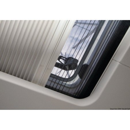 OCEANAIR SkyScreen Pleated pour Lewmar 10 OceanAir - Rideau occulta...