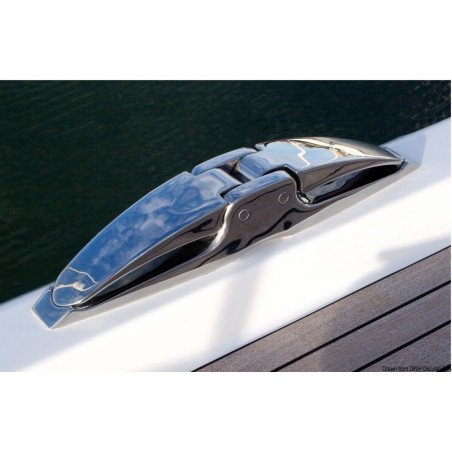Taquet rabattable WING AISI316 480x75 mm Osculati - Taquets rabatta...