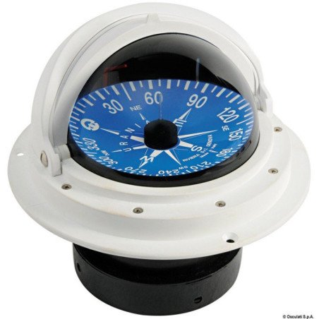 Compass 4" RIVIERA dôme de protection blanc/bleu rose plate Riviera...