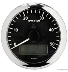 Compte-tours 5000 tpm noir VDO Marine - Compte-tours VDO VIEWLINE -...