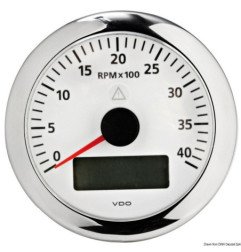 Compte-tours VDO ViewLine 3000 RPM blanc VDO Marine - Compte-tours ...