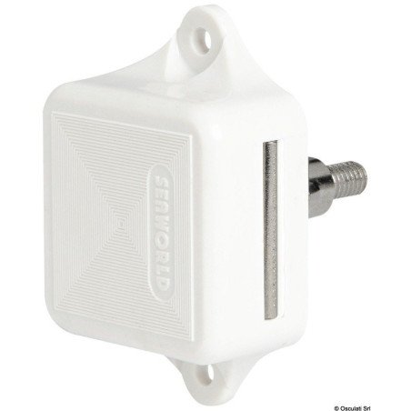 Déclic à bouton MEDIUM blanc Osculati - Déclic à bouton MEDIUM - di...