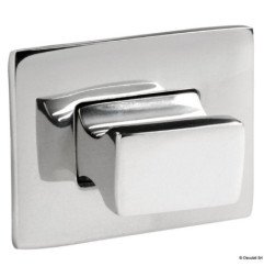Pommeau + bague Rectangulaire AISI316 poli Osculati - Pommeaux + ba...