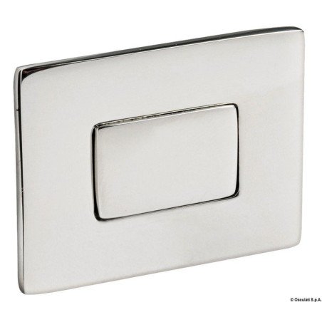 Pommeau + bague Rectangulaire ABS chromé Osculati - Pommeaux + bagu...