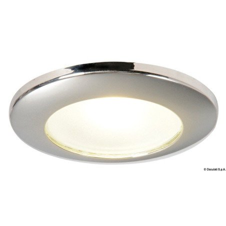 Spot LED Syntesis finition en inox Osculati - Plafonnier LED à enc...