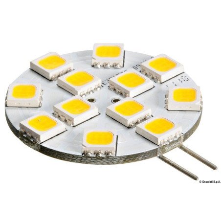 Ampoule 12 LED G4 fixation latérale Ø 30 mm Osculati - Ampoule LED ...