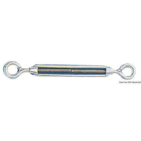 Ridoir à double oeillet AISI 316 4 mm Osculati - Ridoirs à double o...