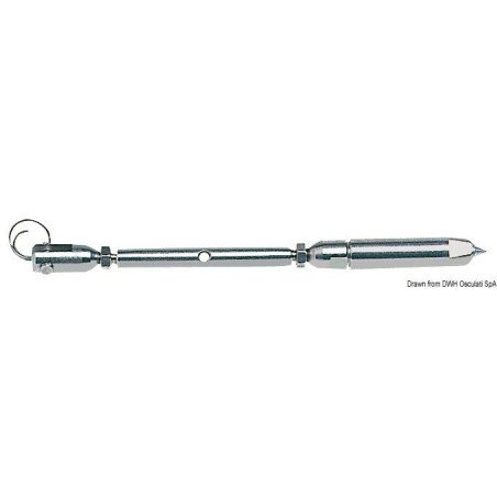Ridoir pour câble Parafil AISI 316 7 mm Osculati - Ridoirs polis av...