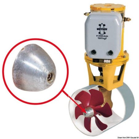 Anode de rechange pour Vetus Bow 35/55 Osculati - Anode de rechange...