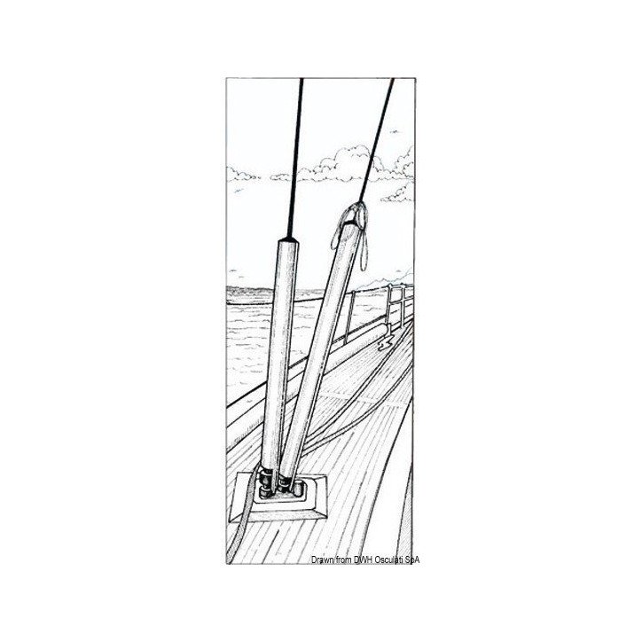 Gaines pour haubans 60 mm x 2 m