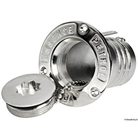 Bouchon de nable Fuel AISI 316 50 mm Osculati - Bouchon de nable ty...