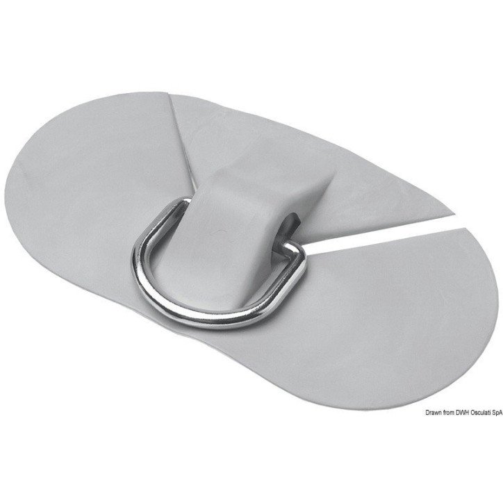 Anneau poupe gris 95 x 175 x 22 mm