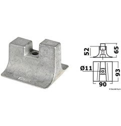 Anode pied Yamaha 300/450 HP zinc Osculati - Anode pied Yamaha 300...