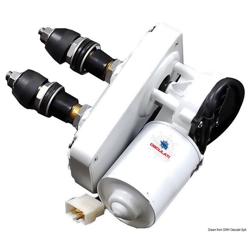 Moteur pour bras et brosses 700mm maxi 12 V 50 W Osculati - Moteur ...