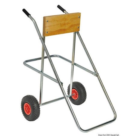 Chariot transport moteur Medium pliable Osculati - Chariot de trans...