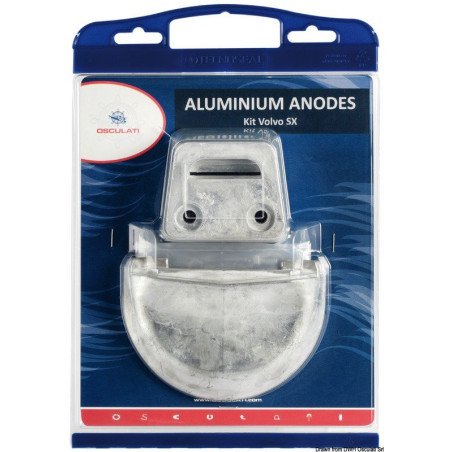 Kit anode pour moteurs Volvo SX magnésium Osculati - Kit anodes po...