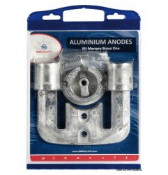 Kit anode Bravo I zinc Osculati - Kit anodes pour Mercruiser, inter...