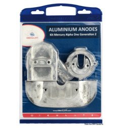 Kit anode Alpha I aluminium Osculati - Kit anodes pour Mercruiser, ...