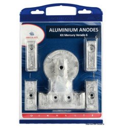 Kit anode pour Verado 6 8 pcs. zinc Osculati - Kit anodes pour Merc...