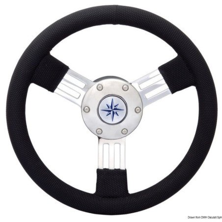 Volant Pegaso branches inox Ø 300 mm noir - Volants série Pegaso -...