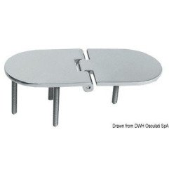 Charnière C 95° AISI316 160x70 mm Osculati - Charnières - discount-...