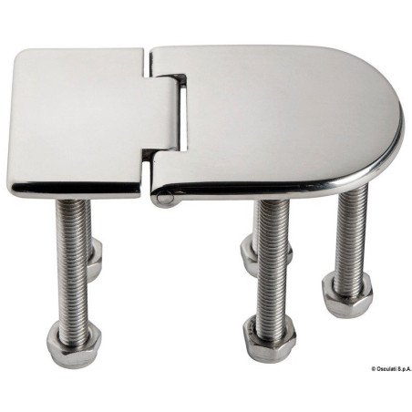 Charnière A 95° AISI316 76x40 mm Osculati - Charnières - discount-n...